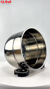 Lõi Nồi Áp Suất Điện Gali 6L Inox 304 Dày 2.2mm Chống Dính Cao Cấp - Xửng Hấp Nồi Áp Suất 6l Inox 304 Bền Đẹp An Toàn Sức Khỏe Phụ Kiện Thay Thế Chính Hãng