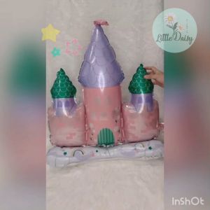 ส่งไว! ลูกโป่งปราสาทเจ้าหญิง 4D ลูกโป่งเค้ก4D ฟอยล์เค้กตั้งพื้น ลูกโป่งแหวน ลูกโป่งวันเกิด Baby Shower