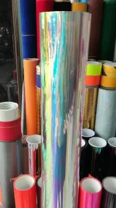 Decal phim nhiều màu hologram cầu vồng có keo sẵn