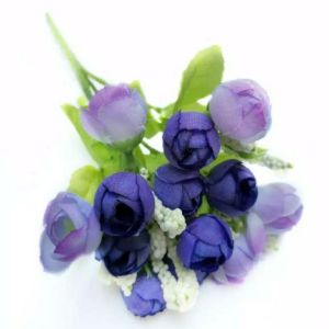 AF09A Bunga Kuncup Mawar Mini Kecil Artificial Tulip Buket Rose Flower