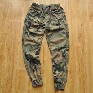 Summer Mens Pure Cotton Workwear Pants Welding Resistant Worn-Resistant Loose Fit Trousers with Cargo Pockets Casual Camo Work Pants
