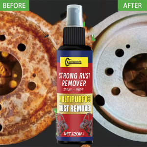 Rust Stain Remover - Rust Dissolver Spray Rust Treatment Auto Metal Cleaner And Conditioner - Removes Rust Back to Bare Metal