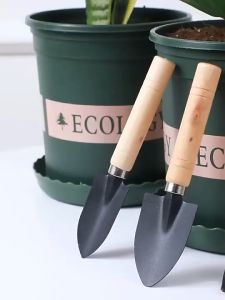 Bộ dụng cụ làm vườn 3 món cán gỗ mẫu mới