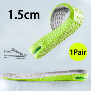 Air Cushion Height Lift Insoles 3-Level Adjustable Inserts Shock Absorbing Comfortable Elevator Insoles for Sneakers & Boots
