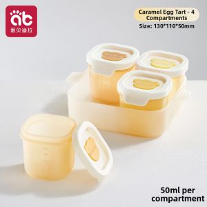 AIBEIDILA | Baby Food Freezer Freshness Retaining Storage Steaming Box