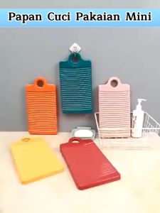 Papan Giles Cuci Baju / Alas Papan Gilas Baju / Alat Cuci Baju Pakaian Papan Gilesan Mini