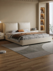Leather Storage Double Bed 1.8m