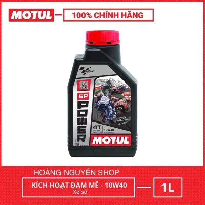 Dầu nhớt xe số Motul GP Power 10W40 1L MA2 - nhớt cho xe số xe tay côn - dòng nhớt mới của hãng Motul tương tự và thay thế Motul 3100 Silver