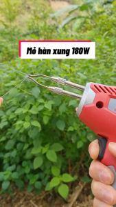 Mỏ hàn thiếc chợ trời mỏ hàn xung MACE MT-SG180P 180W-220V hàn linh kiện điện tử