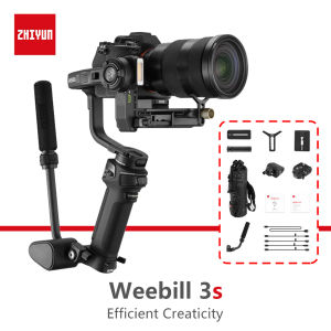 ZHIYUN Weebill 3S มือถือ3Sกระทะเอียงมือถือ3ขาตั้งยึดสำหรับกันสั่นกันสั่นแบบมือถือป้องกันการเขย่าติดตามวิดีโอไมโครกล้องไมโครเครื่องบาลานเซอร์ SLR มืออาชีพสามแกน
