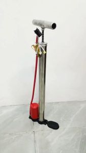 Mitsushi Pompa Angin Besi Pump Sepeda Motor Mobil 100PSI Tabung Meter Pompa Ban High Pressure Pompa Angin Portable Bicycle Pump Tahan Karat Serbaguna