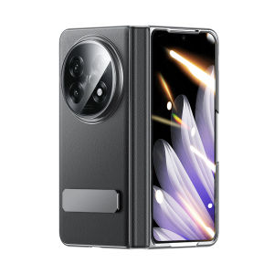 LUXUAN | Foldable Phone Protection Case Genuine Nappa Leather With Built-in Stand Full Lens Cover Anti-drop Ultra-thin