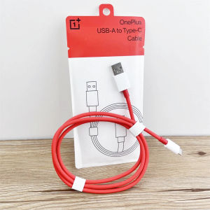 Cáp USB-A Sang Type-C OnePlus 12A 100CM Hỗ Trợ Sạc Nhanh SuperVooc Và Truyền Dữ Liệu Dành Cho One Plus 15 14 13 12 11 Pro Ace 6 5 Red