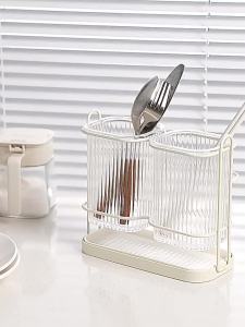 Water-draining Kitchen Utensil Organizer