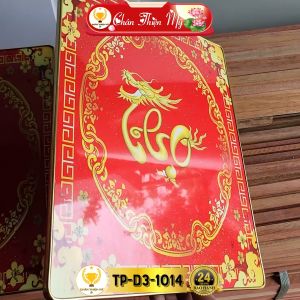 Tranh Treo Tường Decor Bộ 3 Phúc Lộc Thọ Tráng Gương CHÂN THIỆN MỸ Quà Tặng Trang Trí Phòng Khách CTP-D3-1001