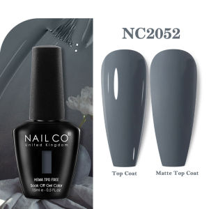 NAILCO | NAILCO 15ml Gel Nail Polish Red Pink Series HEMA TPO FREE Semi Permanent UV LED Nail Art Gel Top Coat Nude Color Nail Gel Polish