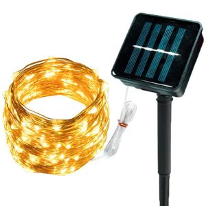 7 m/12 m/22 m/32 m พลังงานแสงอาทิตย์ LED Fairy String Light กันน้ํากลางแจ้ง 8 โหมด Street Garland สําหรับงานแต่งงานโคมไฟตกแต่งคริสต์มาส