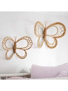 MOLORE | Nordic Style Rattan Weave Butterfly Shape Wall Decor