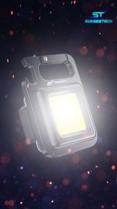 Senter Mini Lampu LED COB Gantungan Kunci Rechargeable & Keychain Lampu Emergency Free USB - C001