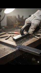 แปรงขจัดคราบสนิมเอนกประสงค์ ทำความสะอาดโลหะ