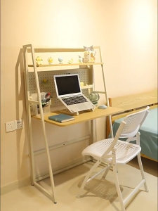 Folding desk multifunctional computer desk computer table for desktop study desk storage hole board ,integrated computer desk