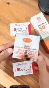 Kem ROSA Lão Hóa UV/30 ANTI-AGING WHITENING CREAM 20G - Chống Lão Hóa - Giảm Nhăn - Trắng Da - Giảm Tác Nhân Gây Mụn - Mờ Thâm Sau Mụn