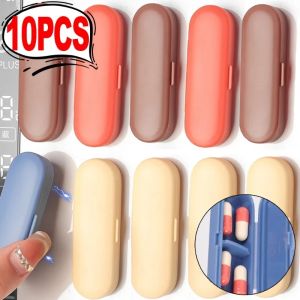 5Pcs Magnetic Pill Case Portable Mini Medicine Box Light Avoidance Tablet Storage Case Container Dispenser Pill Organizer Box