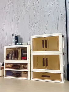 SKPLUS Large Size Multi Layer Cosmetic Storage Organizer Box Transparent Multipurpose Storage Drawer For Stationary And Accessories Rak Penyimpanan Meja - Fulfilled by SKPLUS