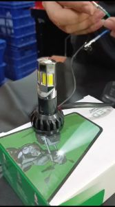 Lampu Depan LED 6 Sisi M2OE AC DC Nyala Putih Plus Kipas Universal