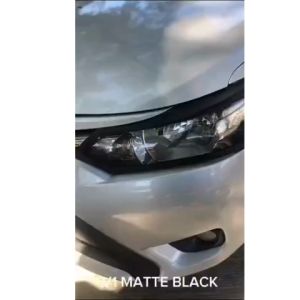 Toyota Vios 2014 to 2018 Superman Combo Set Garnish Cover [ Matte Black / Chrome ] [Free TRD Door Guard] 2015 2016 2017 ( Car Accessories )