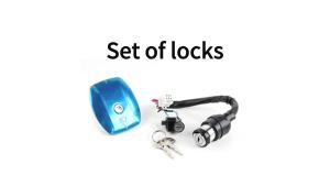 Motorcycle igntion lock set Ignition Switch Tank Cap Lock Oil Tank Cover For Haojue Suzuki AX100 AX 100 Lock Set