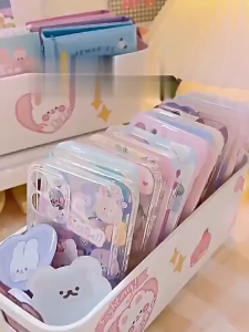 Kotak Plastik Penyimpanan Bin Pantry Serbaguna Storage Box Organizer / Kotak Keranjang Tempat Multifungs