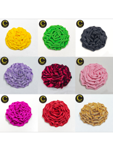 Colorway Cloud Velvet Matte Nylon Highlight Latin Dance Practice Competition Hair Accessory for Children Performance Clothes