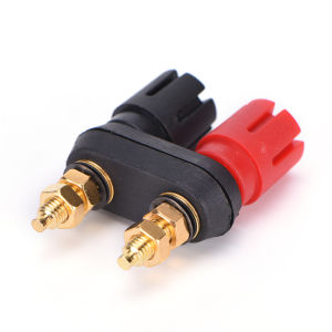 [NC]Dual Female Banana Plug Terminal Binding Post For Speaker Amplifier 4MM Hot Sale[NC]
