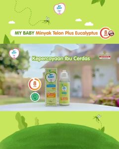 My Baby Minyak Telon Plus Eucalyptus 150ML/90ML/60ML Minyak Bayi Anti Nyamuk