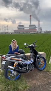 Striping Stiker Polet yamaha f1zr fizr fiz r sporty 2003 hitam silver bodi motor standar berkualitas terbaik