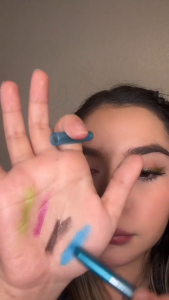 Eyeliner Pencil Wine red green blue purple silver pink eyeliner eye and eye multi-use eye shadow