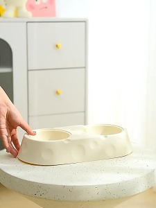 chén đôi inox phiên bản Luxury dành cho chó mèo - T3 PETS SHOP