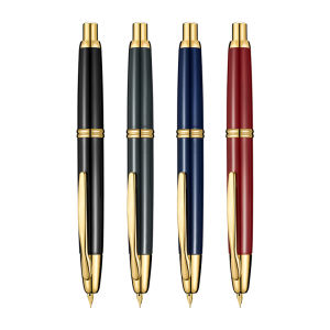 Pilot | Limited Edition Push Button Retractable 18k Gold Fountain Pen