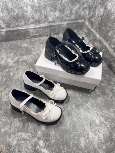 Giày búp bê nữ lolita phối nơ FAROSA -H12 giày vintage ulzzang đế 5cm phối ren mẫu mới cực hót trend