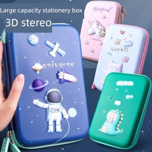Childrens Cartoon Creative 3D Stationery Box Multifunctional Cute Pencil Case Toddler Young Adult Large Capacity Pupils Pencil Box
