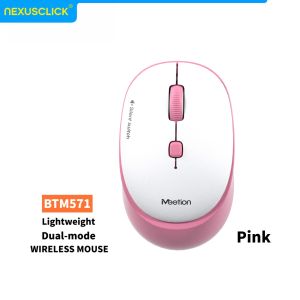 NexusClick Dual Mode Wireless MouseSilent Click 3 Million LifespanType‑C Rechargeable DPI Adjustable Wireless Mice for Laptop