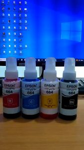 【COD】Epson 664 inks for L1300 L200 L220L300 L310 L350 L365 L565 L120 Printer - BK/CY/MG/YW