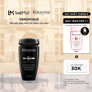 Dầu gội giúp tăng mật độ và làm dày tóc từ bên trong dành cho nam/ nữ - Kérastase Densité Homme 250ml