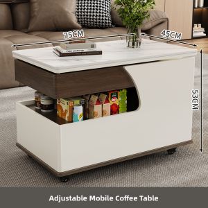 YIYOU | Living Room Adjustable Coffee Table Portable