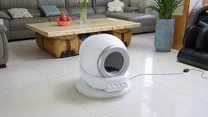 MeeGoo Smart Cat Litter Box Automatic Self Cleaning Auto Sand Burying Hidden Waste Bin Deodorization APP Control Ultra-quiet 65L