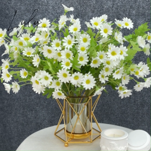 Cúc Họa Mi (tana) Cành Dài 5N bó hoa trang trí tiệc sự kiện. Hoa Lụa LyLy Decor