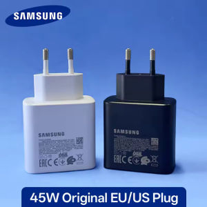 EP-TA845 Samsung 45w Charger Super Fast Charge Adapter 1.5M Type C Galaxy S25 S24 S23 S22 S21 S20 Note 20 Ultra 10 Z Flip Fold 7