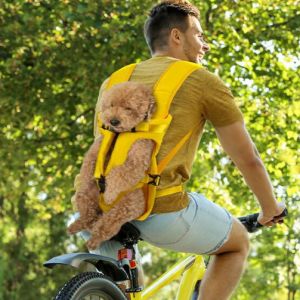 DUDU Pet Carrier Bag Adjustable Elastic Length Shoulder Chest Backpack Breathable Outing Dog Bag Cat Carrier Bag for shitzu