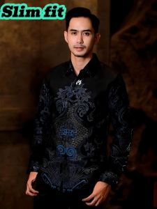 Batik Kemeja Legeng Panjang Slimfit Premium